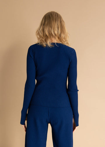 Brera Ribbed Long-Sleeve Top