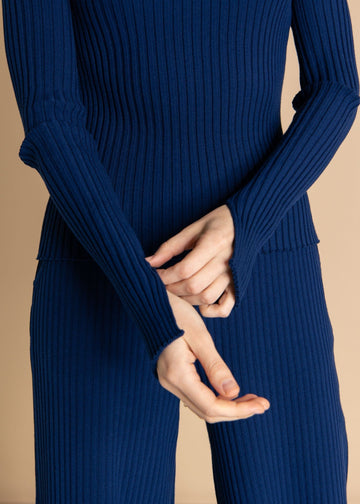 Brera Ribbed Long-Sleeve Top
