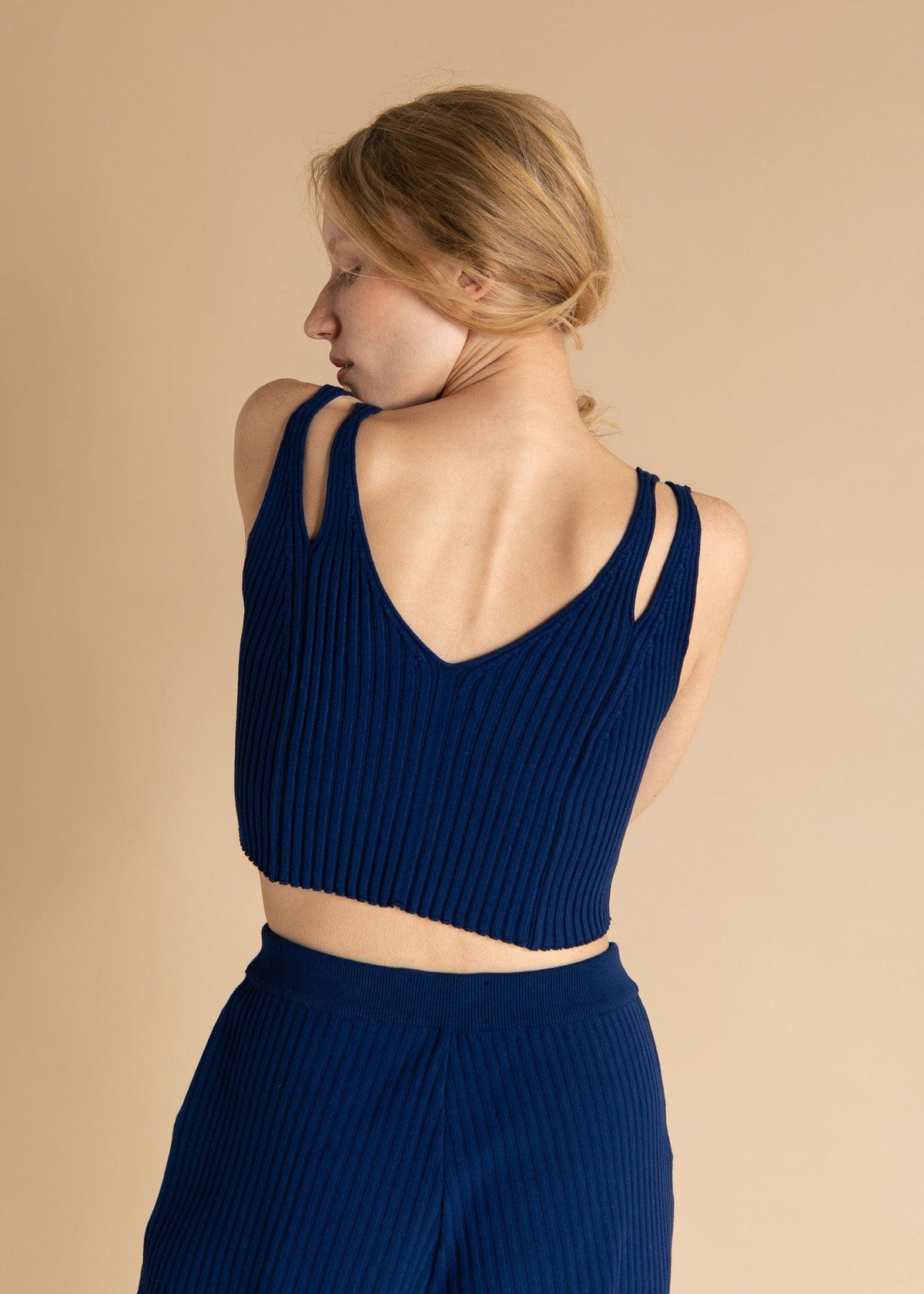Donna Ribbed Crop Top