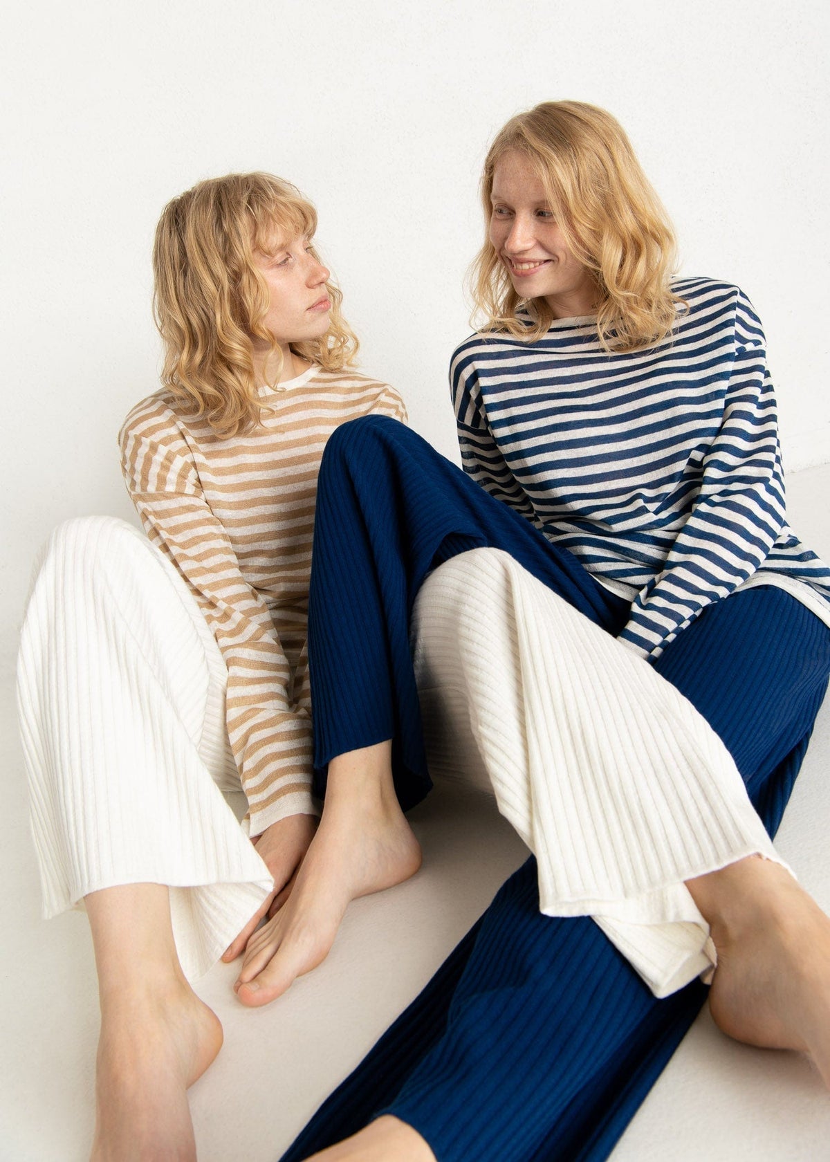 Tanto 100% Linen Long-Sleeve Top