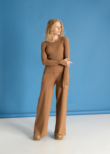 Brera Ribbed Long-Sleeve Top