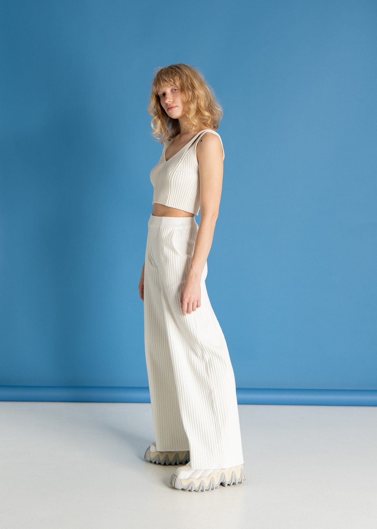 Donna Ribbed Crop Top
