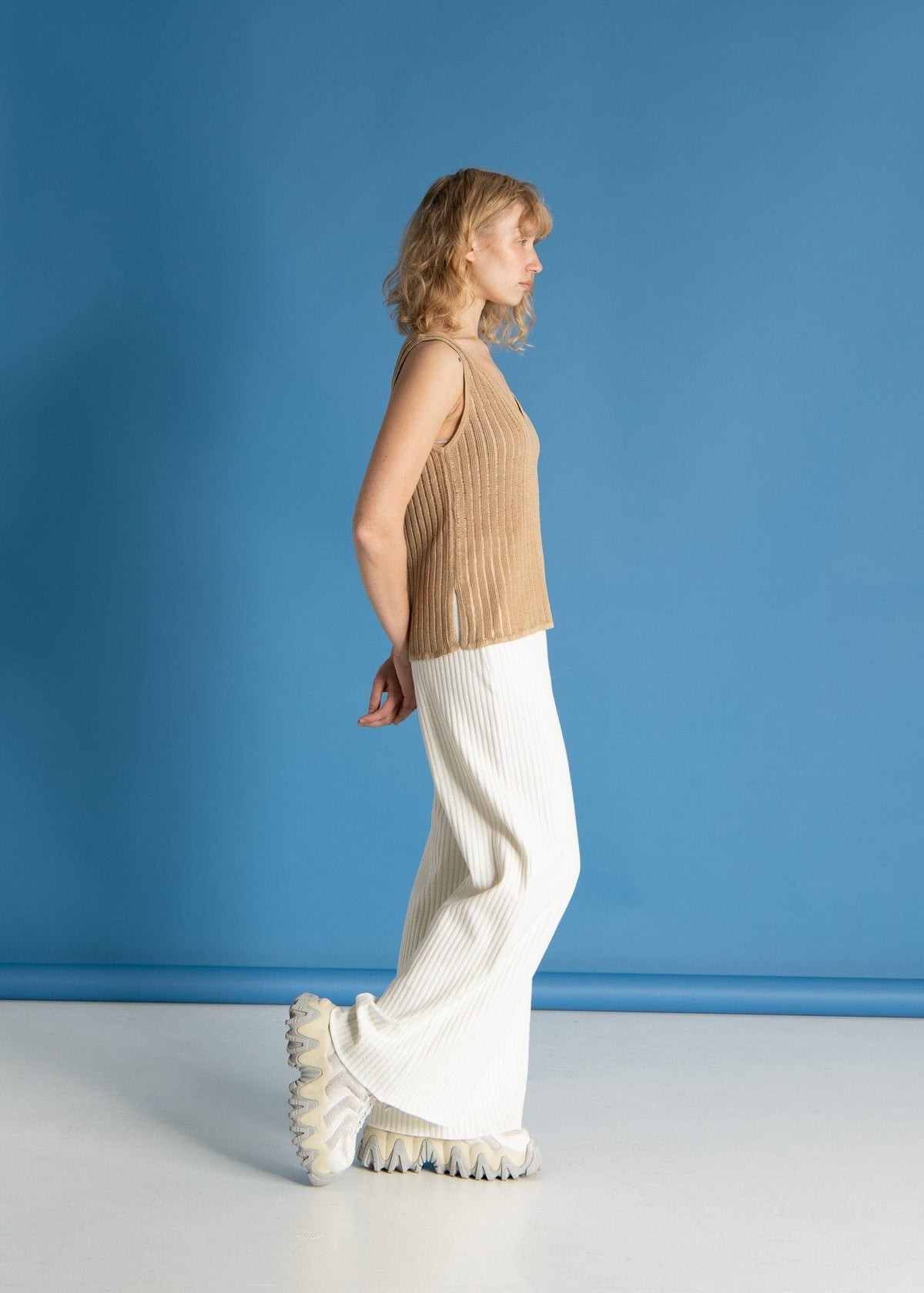 Caldo 100% Linen Tank Top