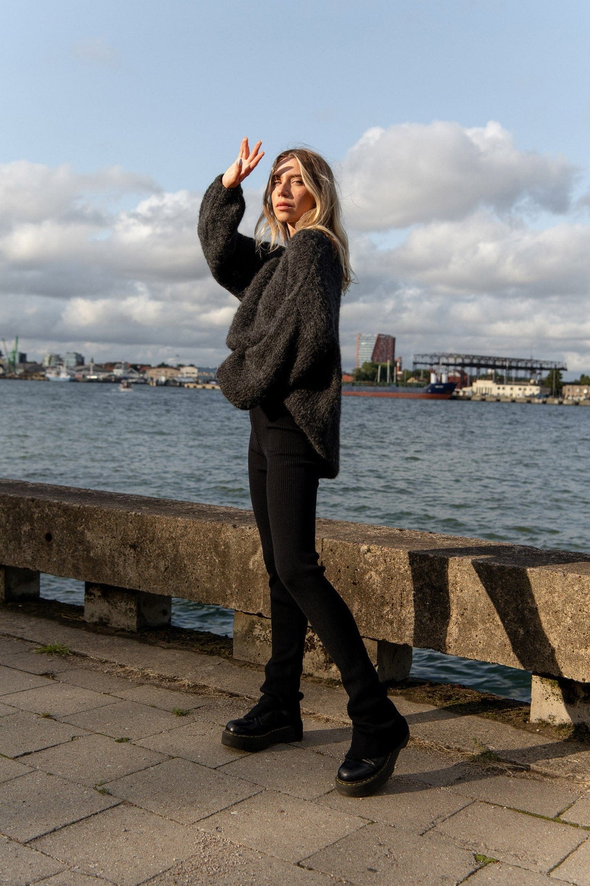 Barra Ribbed 100% Merino Leggings