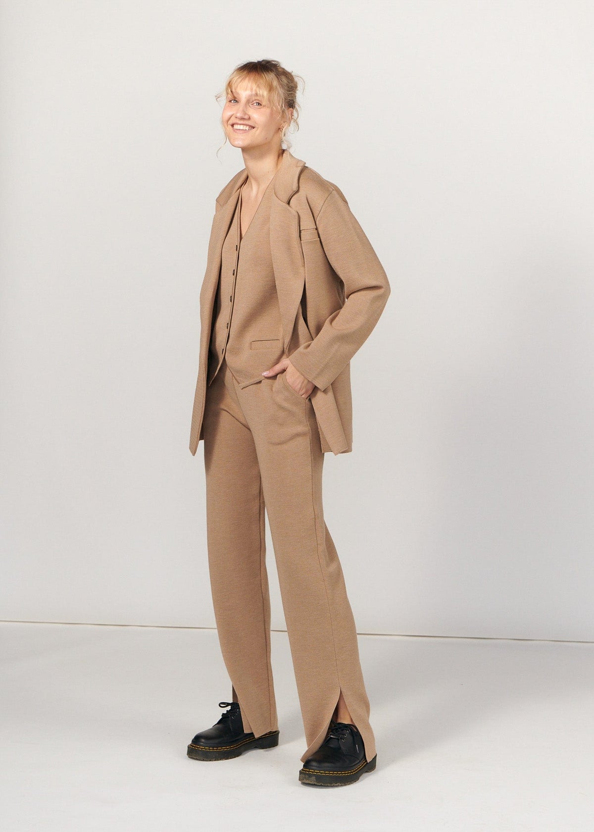 Galante Knitted 100% Merino Waistcoat