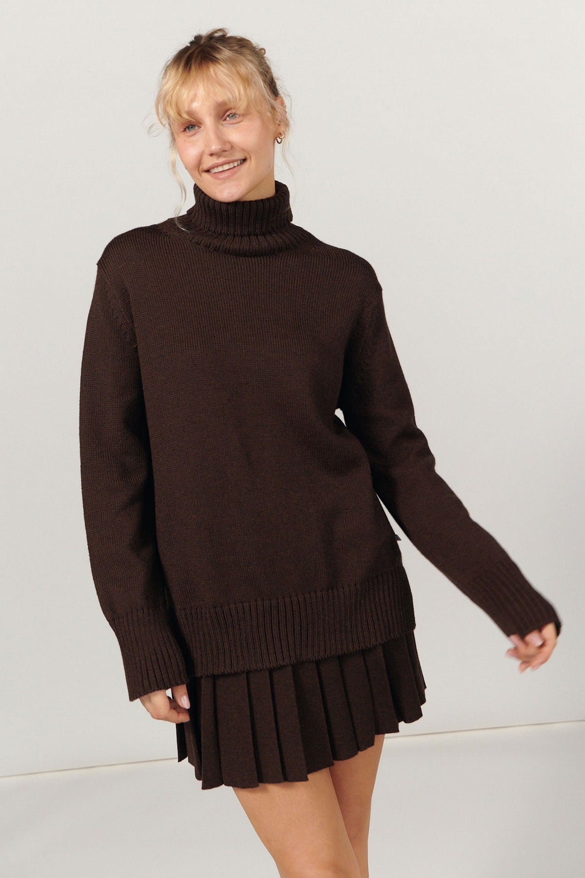 Morbido 100% Merino Turtleneck
