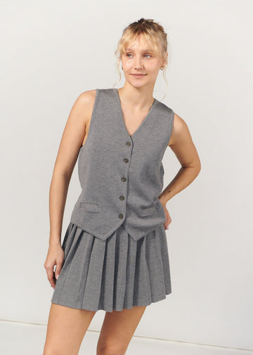 Galante Knitted 100% Merino Waistcoat
