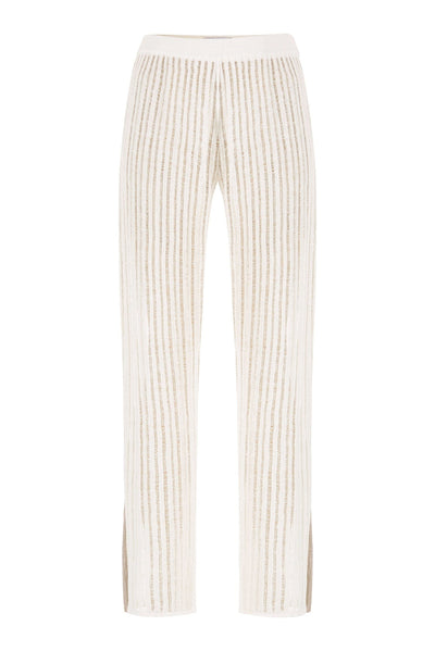 Sole 100% Linen Beach Pants White