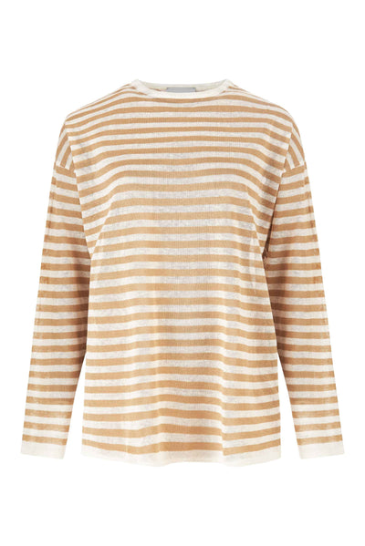 Tanto 100% Linen Long-Sleeve Top