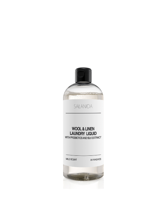 Wool & linen laundry liquid with probiotics and silk extract