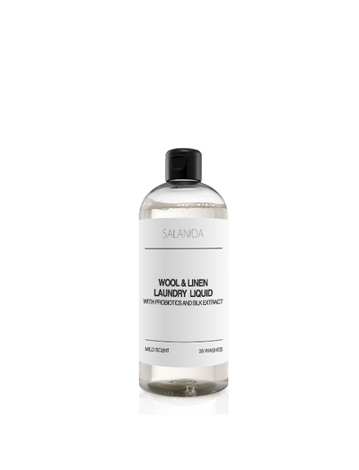 Wool & linen laundry liquid with probiotics and silk extract
