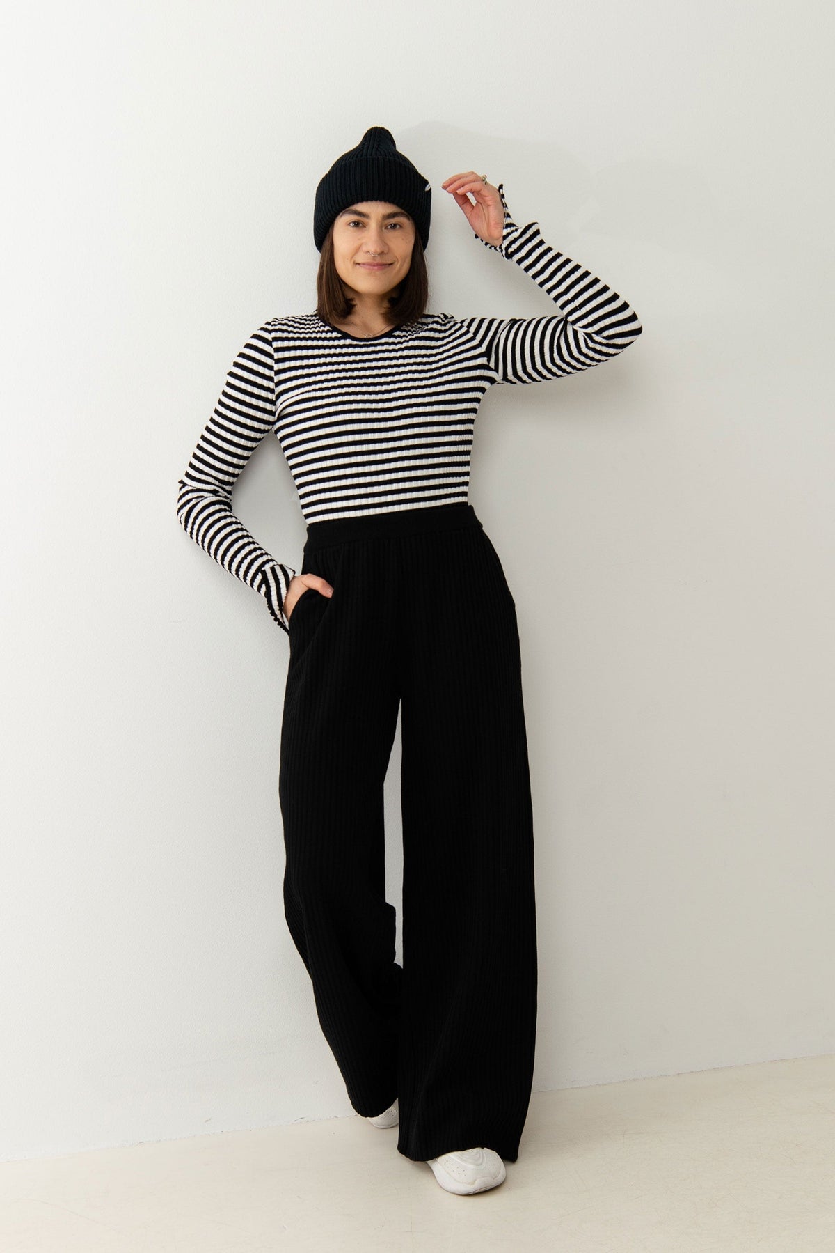 Brera Ribbed Long-Sleeve Top