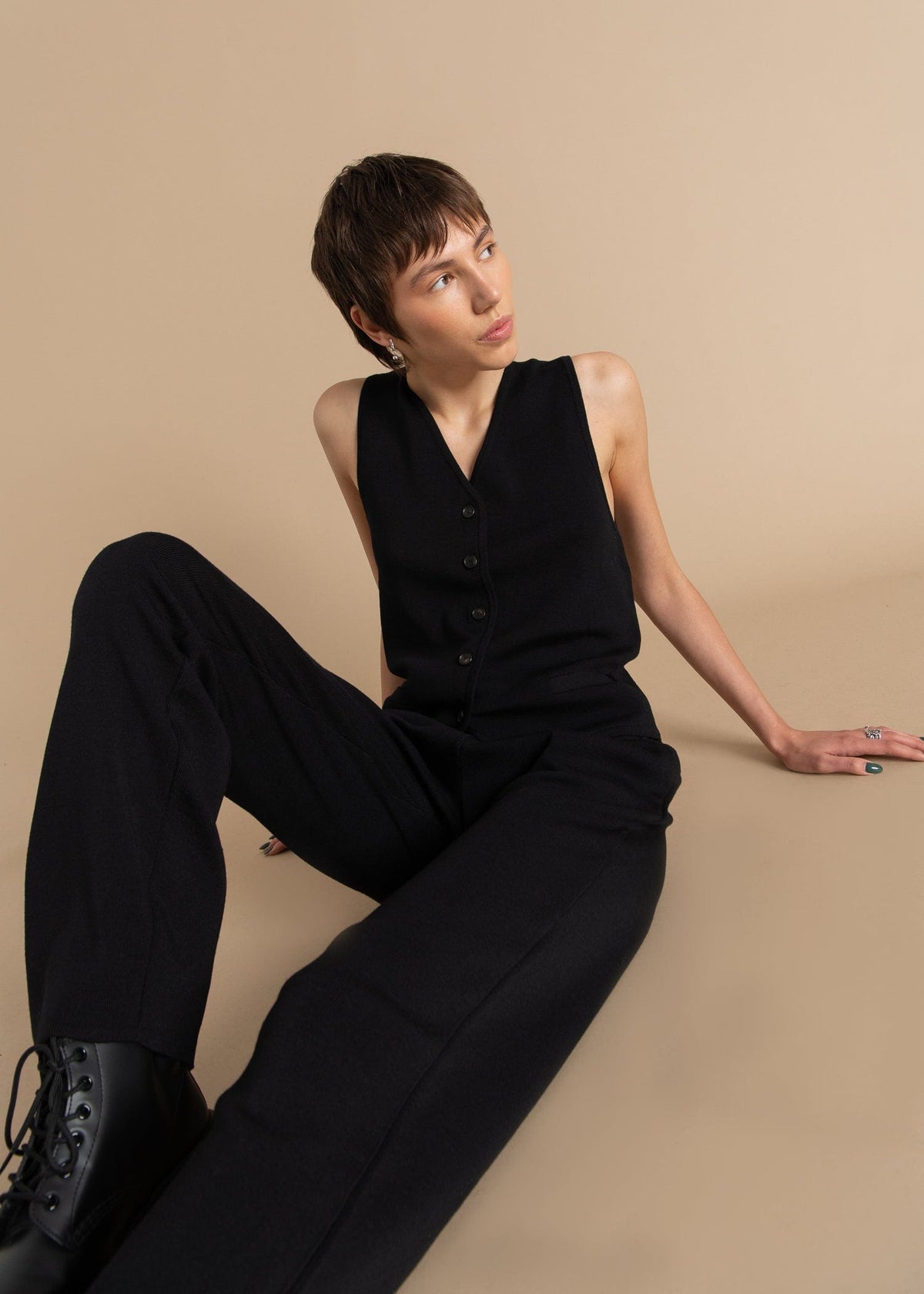 Galante Knitted 100% Merino Waistcoat