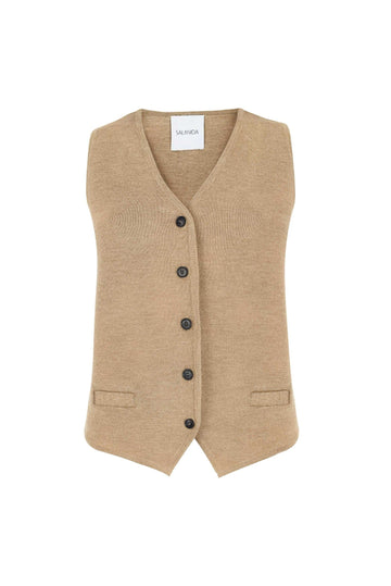 Galante Knitted 100% Merino Waistcoat